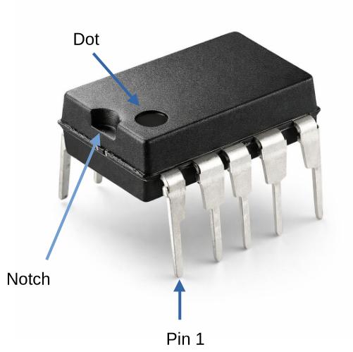 IC notch and dot